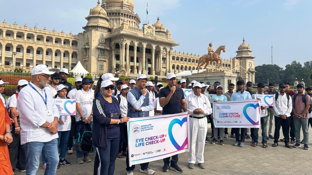 Bangalore Diabetes and Eye Hospital Hosts World Sight Day Walkathon to Raise Awareness on Eye Health